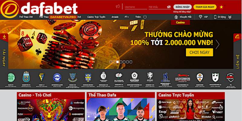 Giới thiệu Dafabet được thành lập từ năm 2004